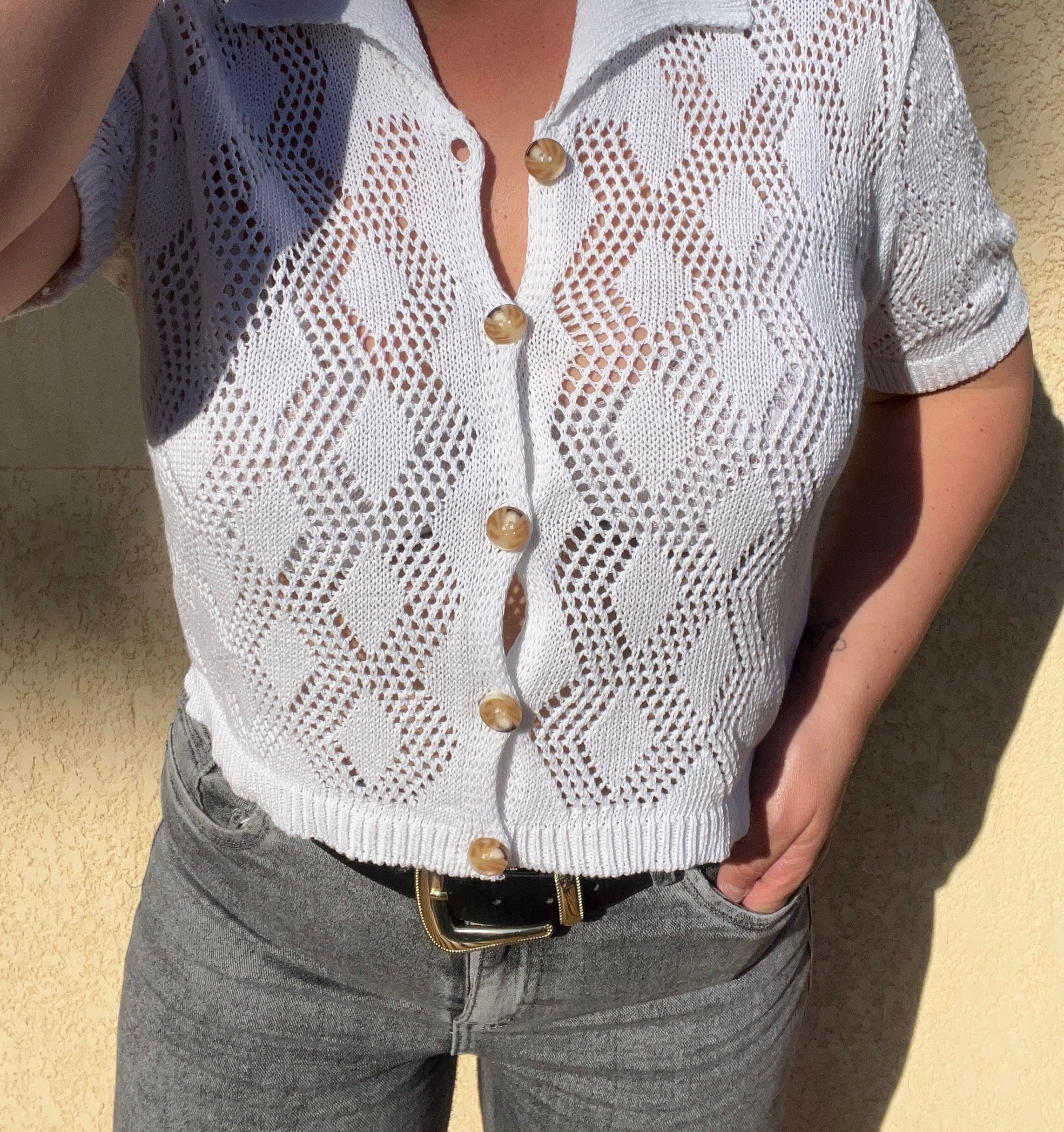 Gilet manches 3/4