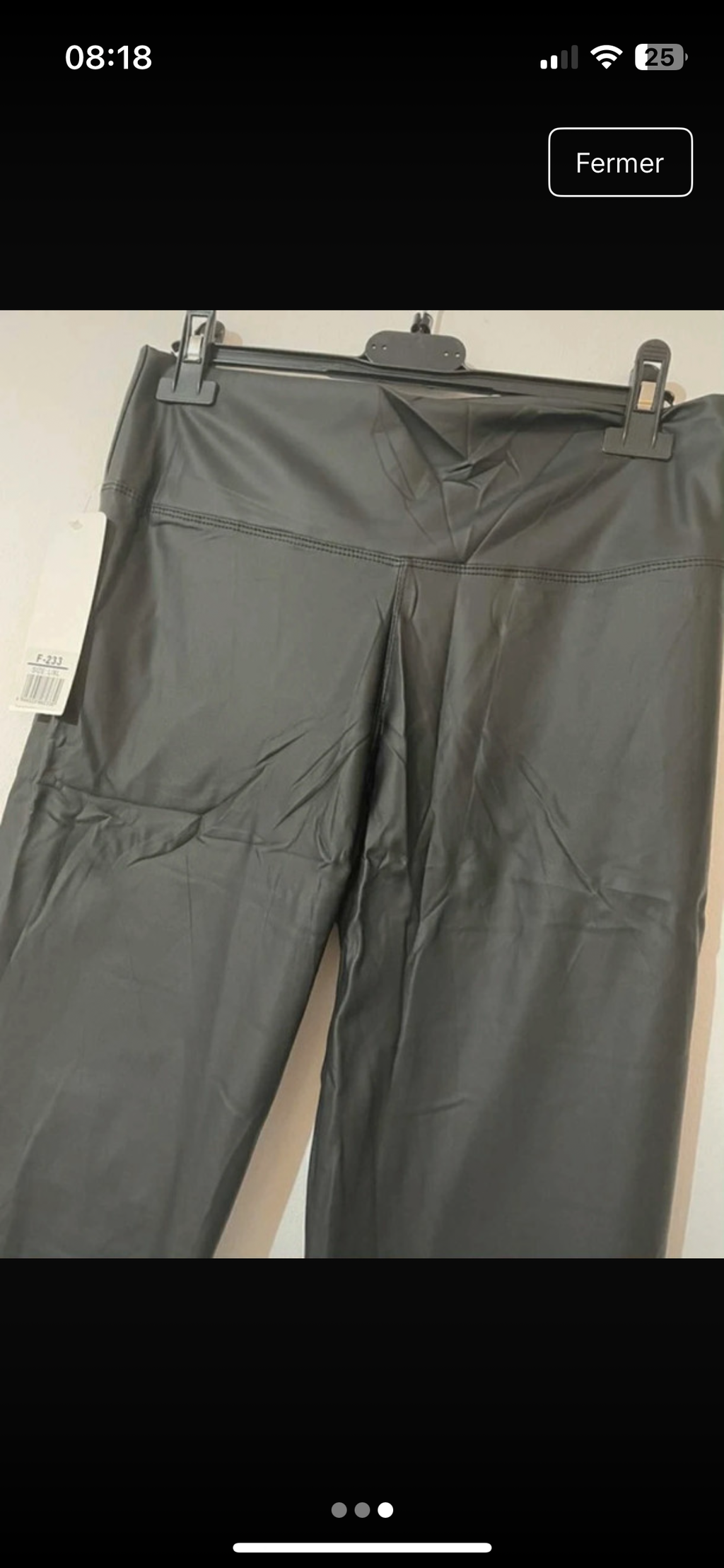 Legging similicuir